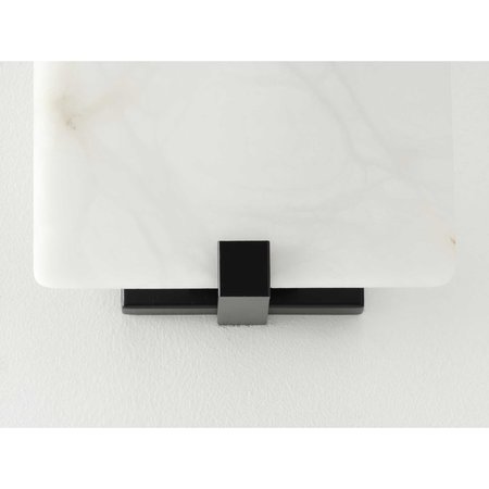 Progress Lighting LED Alabaster Stone Black ADA Wall Sconce P710081-031-30